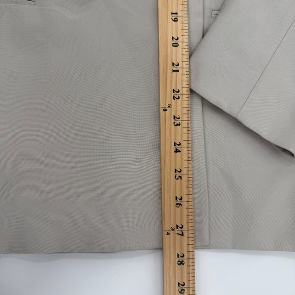 H&M Blazer Women Small NEW Beige Oversized Office Career Jacket Coat Notch - Picture 12 of 14